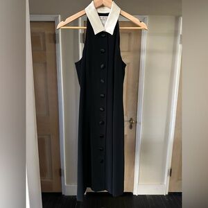 Vintage Jones New York tuxedo dress